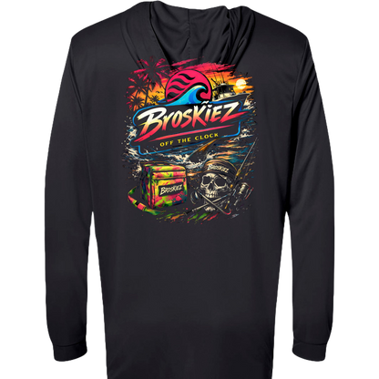 Broskiez Offshore Edition Performance Sun Hoodie | UPF 50+