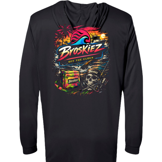 Broskiez Offshore Edition Performance Sun Hoodie | UPF 50+