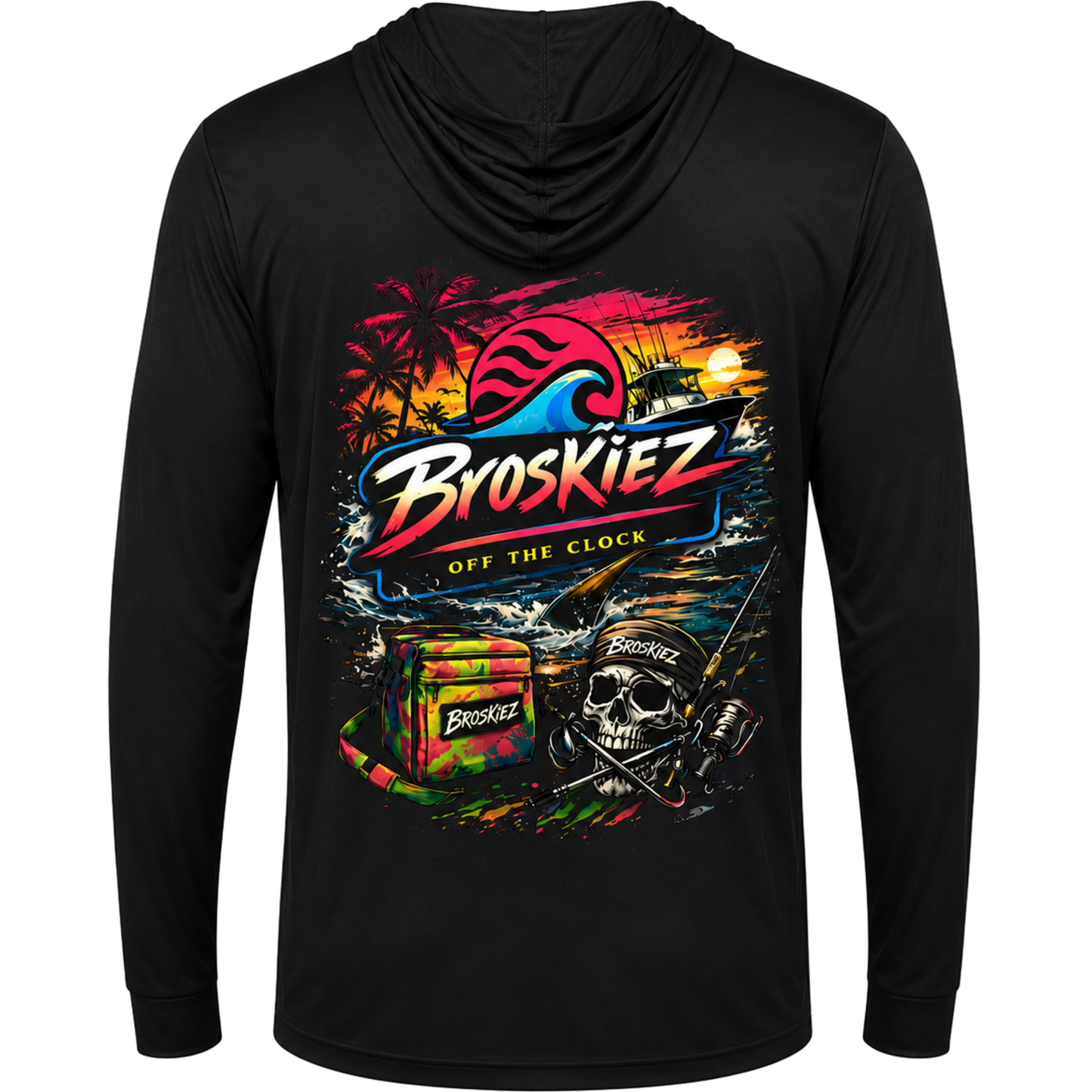 Broskiez Offshore Edition Performance Sun Shirt | UPF 50+