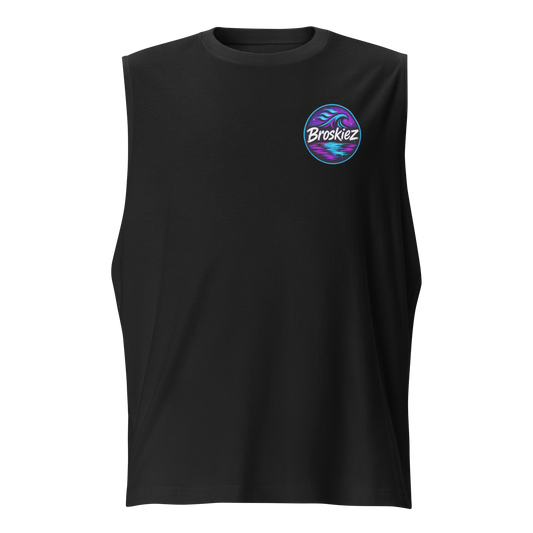 Broskiez Twilight Wave Muscle Tee